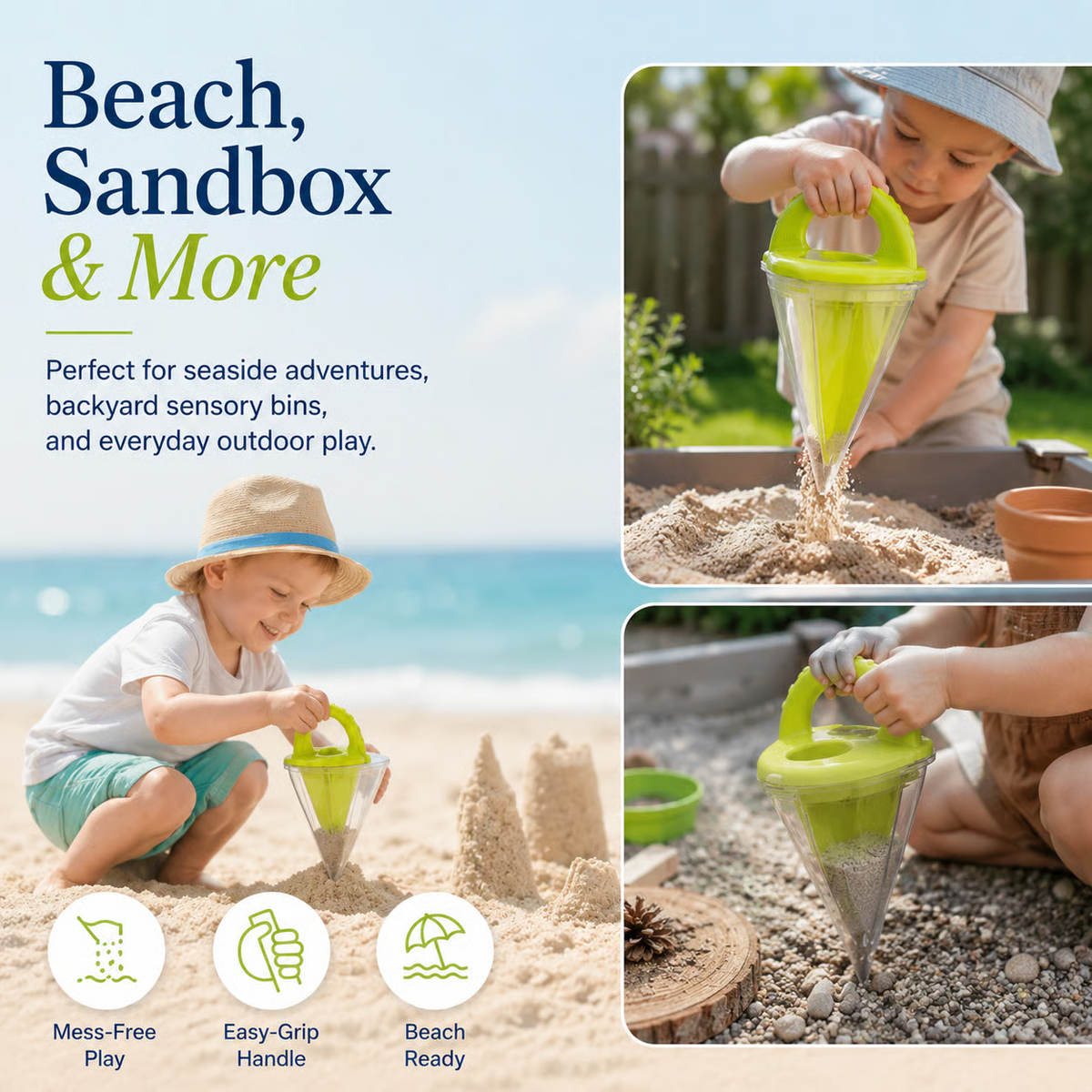 Hot Sale!NOW Spilling Funnel Sand and Water Mixing Toy Only $19.99!