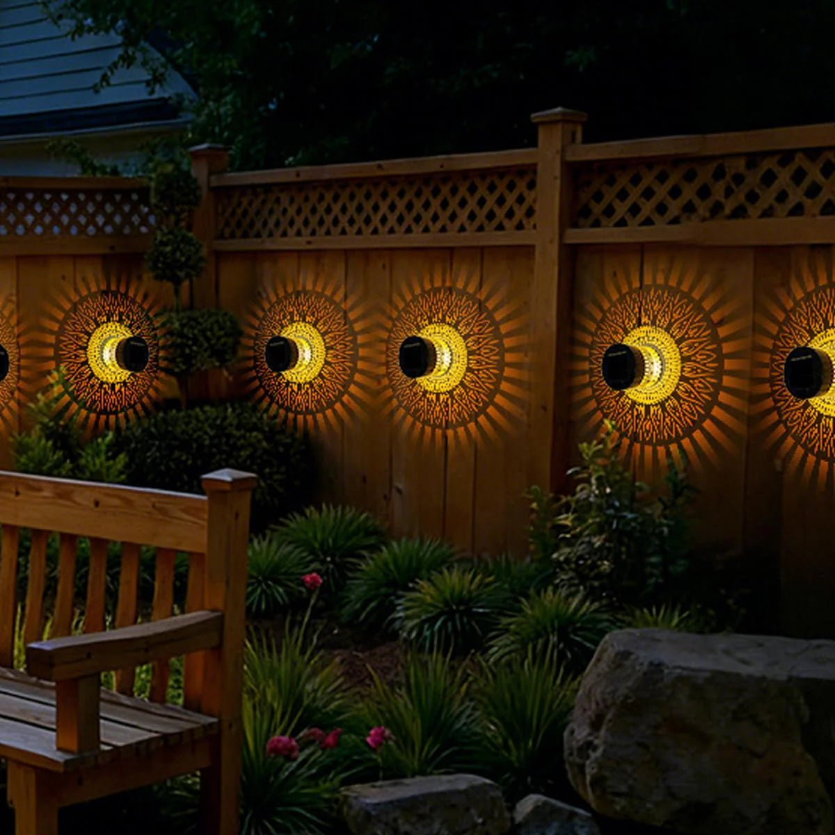 Retro Solar Outdoor Lanterns