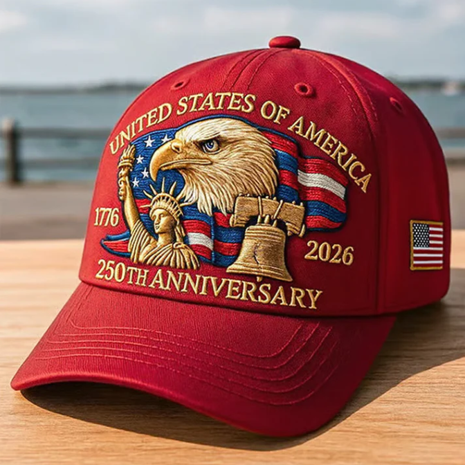 Limited Edition Eagle & Liberty Commemorative Hat – United States 250th Anniversary
