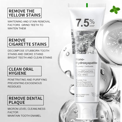 Hydroxyapatite Toothpaste for Sensitive Teeth – Fresh Mint