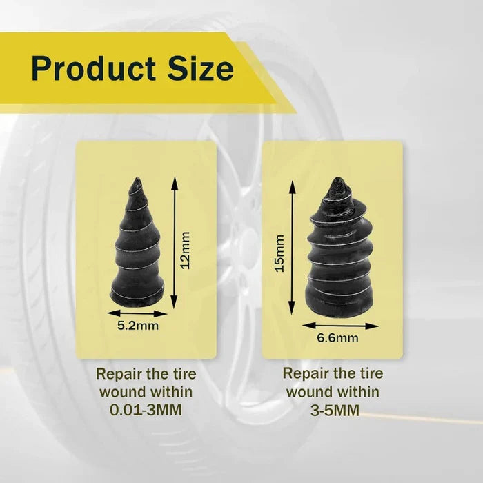 Self-Sealing Tire Repair Screws – Instant Leak Fix & Fast Tire Restore