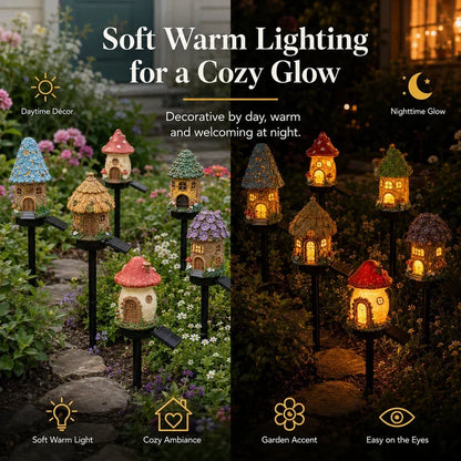 Solar Mushroom Garden Light – Create a Cozy Fairy-Tale Glow Outdoors