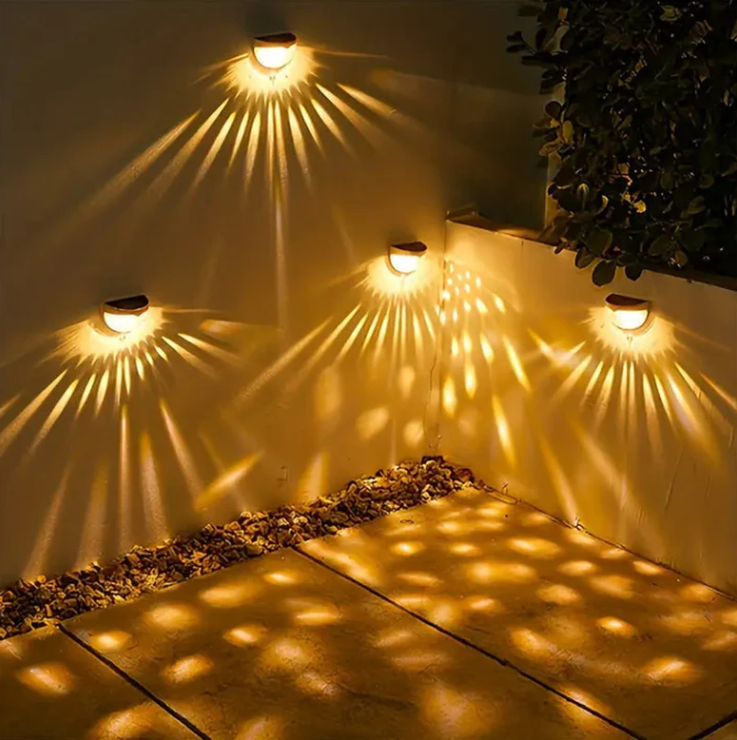 Solar Step Lights – Waterproof Garden Glow in Warm, White & Color Modes