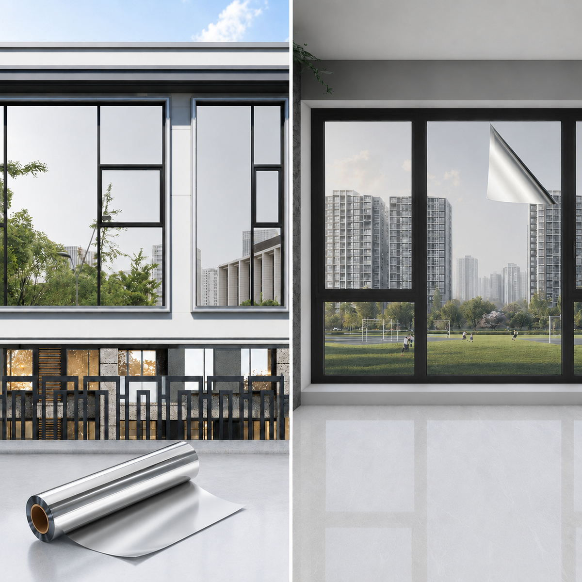 Over 50% OFF NOW One-Way Mirror Window Film for Daytime Privacy, UV Protection