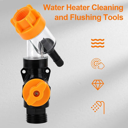 HOT SALE 50% OFFHeavy-Duty Water Heater Clog Tool | Chemical-Free Non-Electric Sediment Cleaner for Tanks, Scale Removal Support