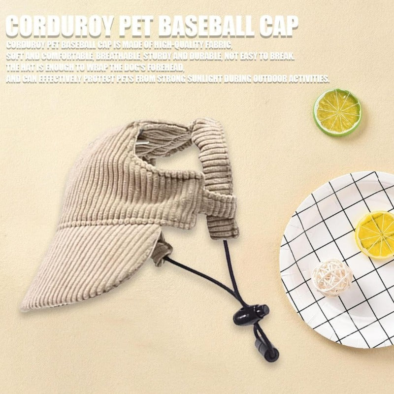 UV-Blocking Pet Baseball Hat – Stylish Sun Protection for Dogs