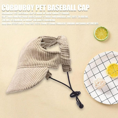 UV-Blocking Pet Baseball Hat – Stylish Sun Protection for Dogs