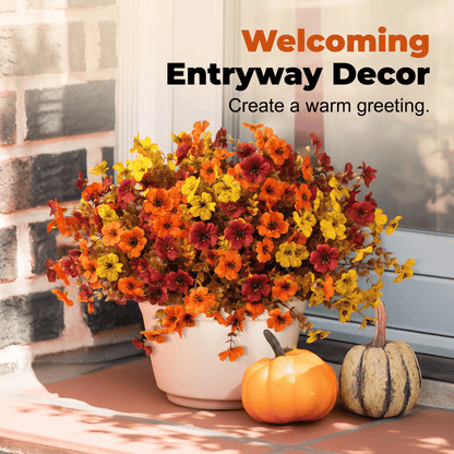 Last Day 50% OFF - UV-Resistant Artificial Daisy Flowers for Fall Decor Halloween
