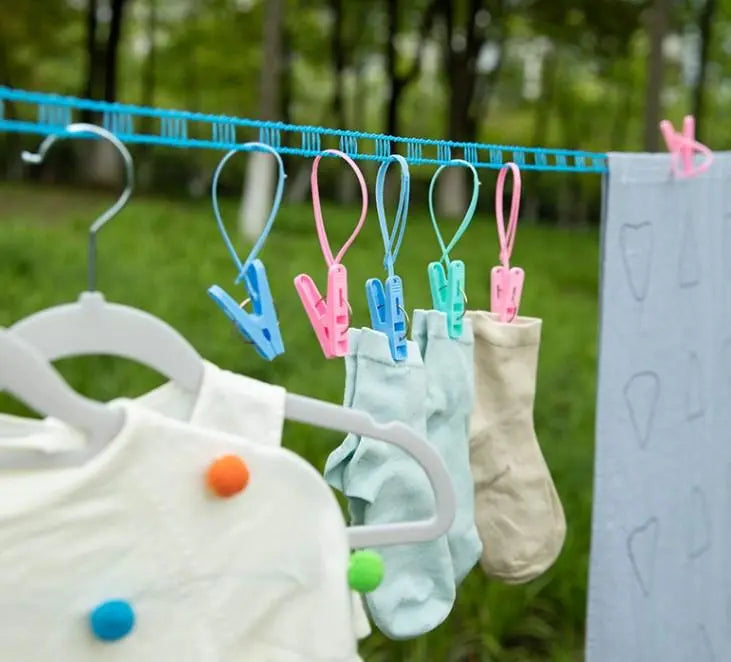 3-Pack Windproof Clothesline | Adjustable Clothesline