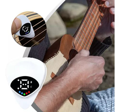 2-in-1 Guitar Pick Tuner – Instant Tuning & Playing in One Smart Tool