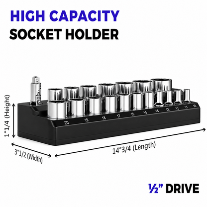 Magnetic Socket Organizer-Find Every Socket Instantly