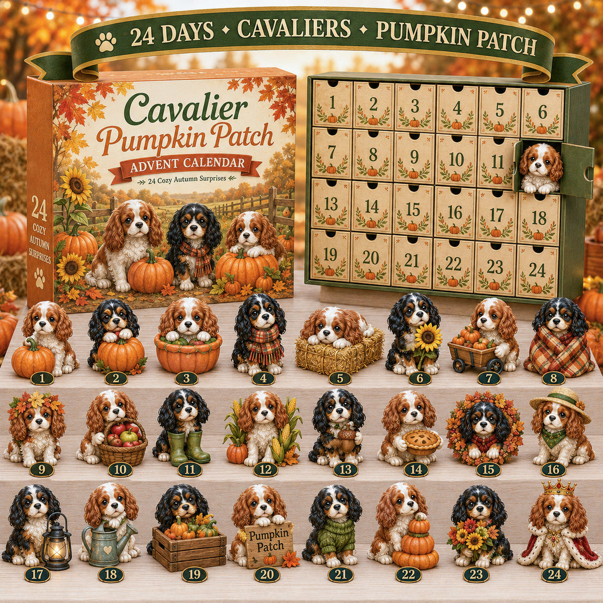 Cavalier Adventures 24-Day Advent Calendar – 6 Themed Collections