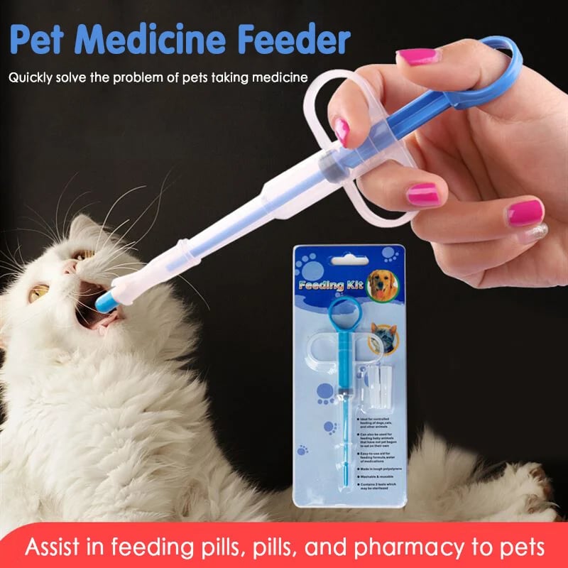 2-in-1 Pet Medicine Feeder – For Pills & Liquid Medication