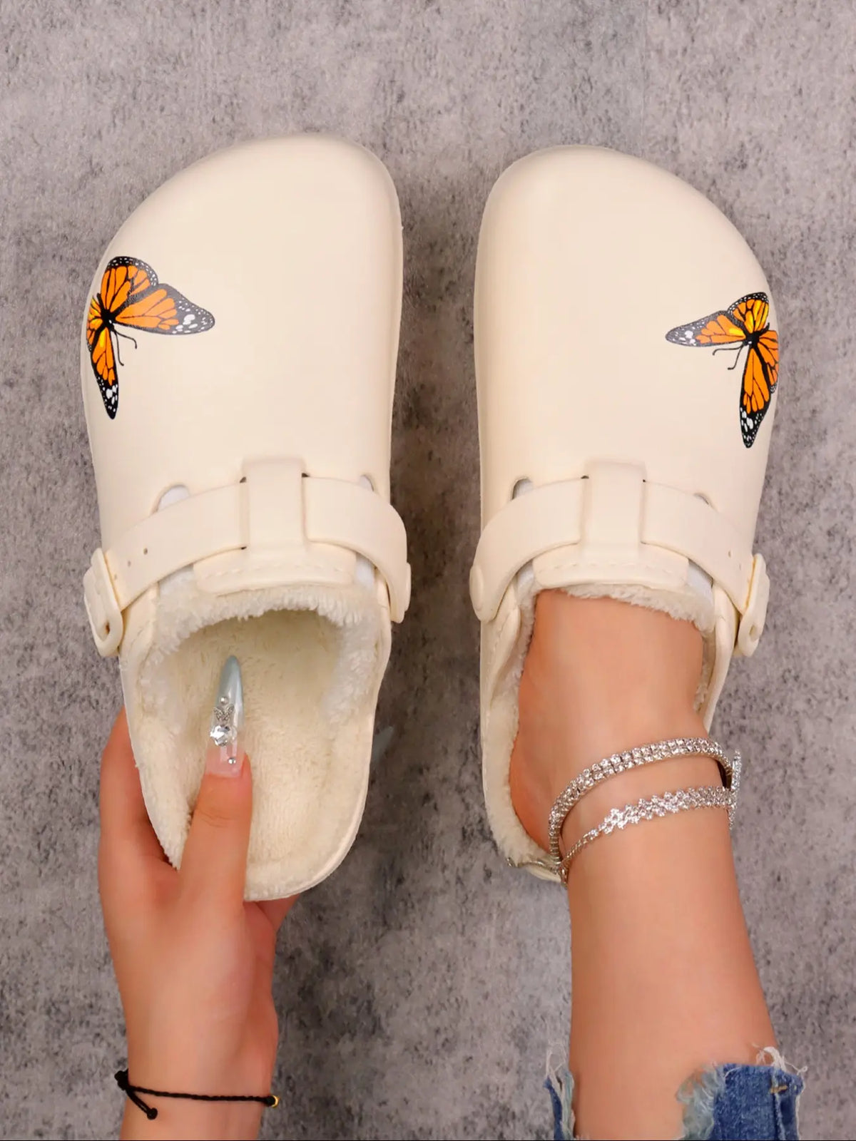 Women's Butterfly Print EVA Slippers