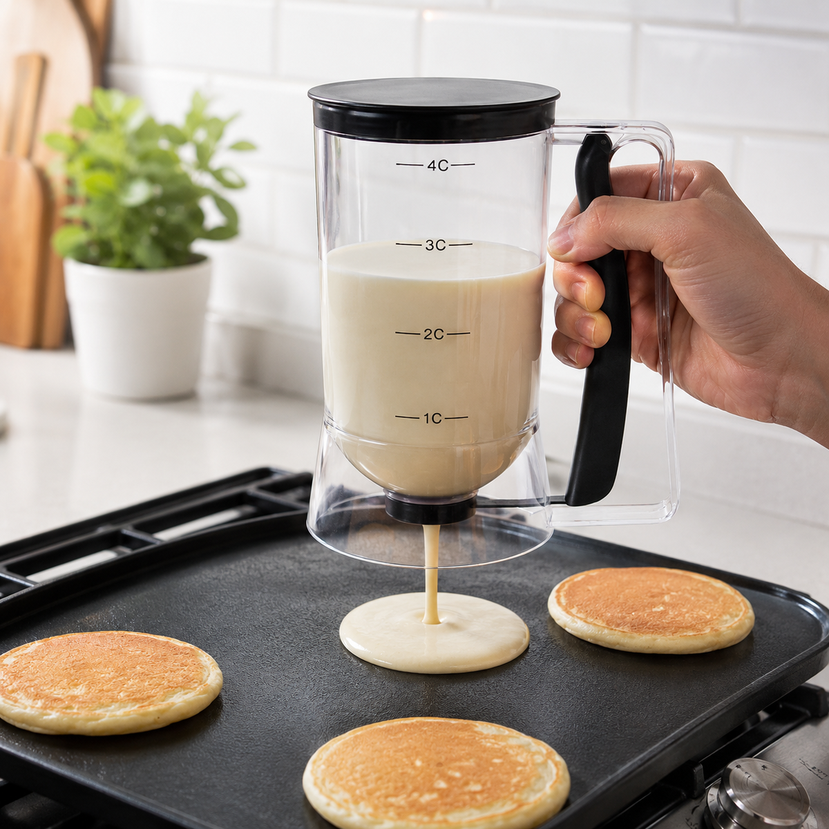 Easy-Pour Pancake & Cupcake Batter Dispenser