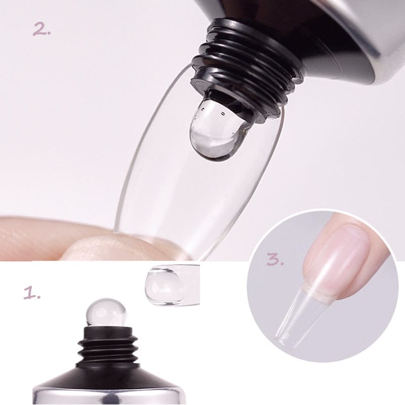 Press-On Nail Glue Gel for Lasting Art