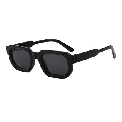 6 - Pack Vintage Rectangle Frame Sunglasses for Men & Women with UV400 Protection