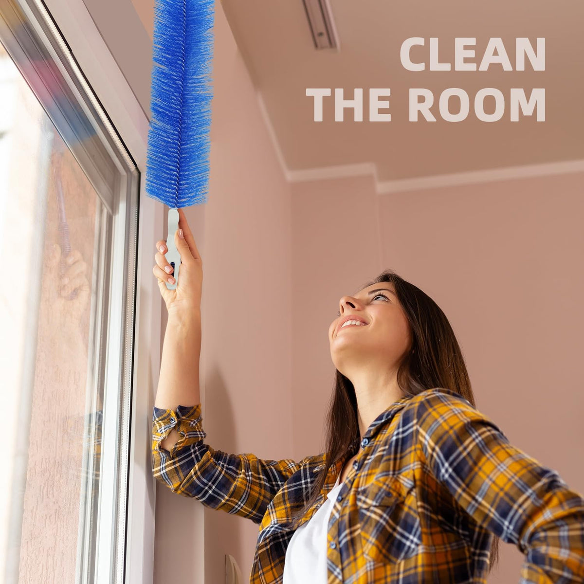 Washable Flexible Ceiling Fan Dust Brush 2Pack