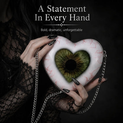 Last Day 50% OFF Gothic Heart Eye Statement Crossbody Bag