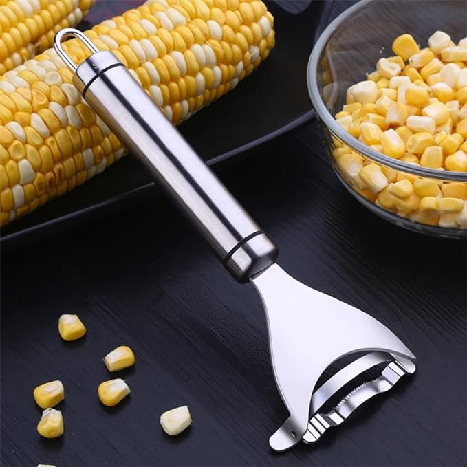 Stainless Steel Corn Stripper – Remove Kernels in Seconds