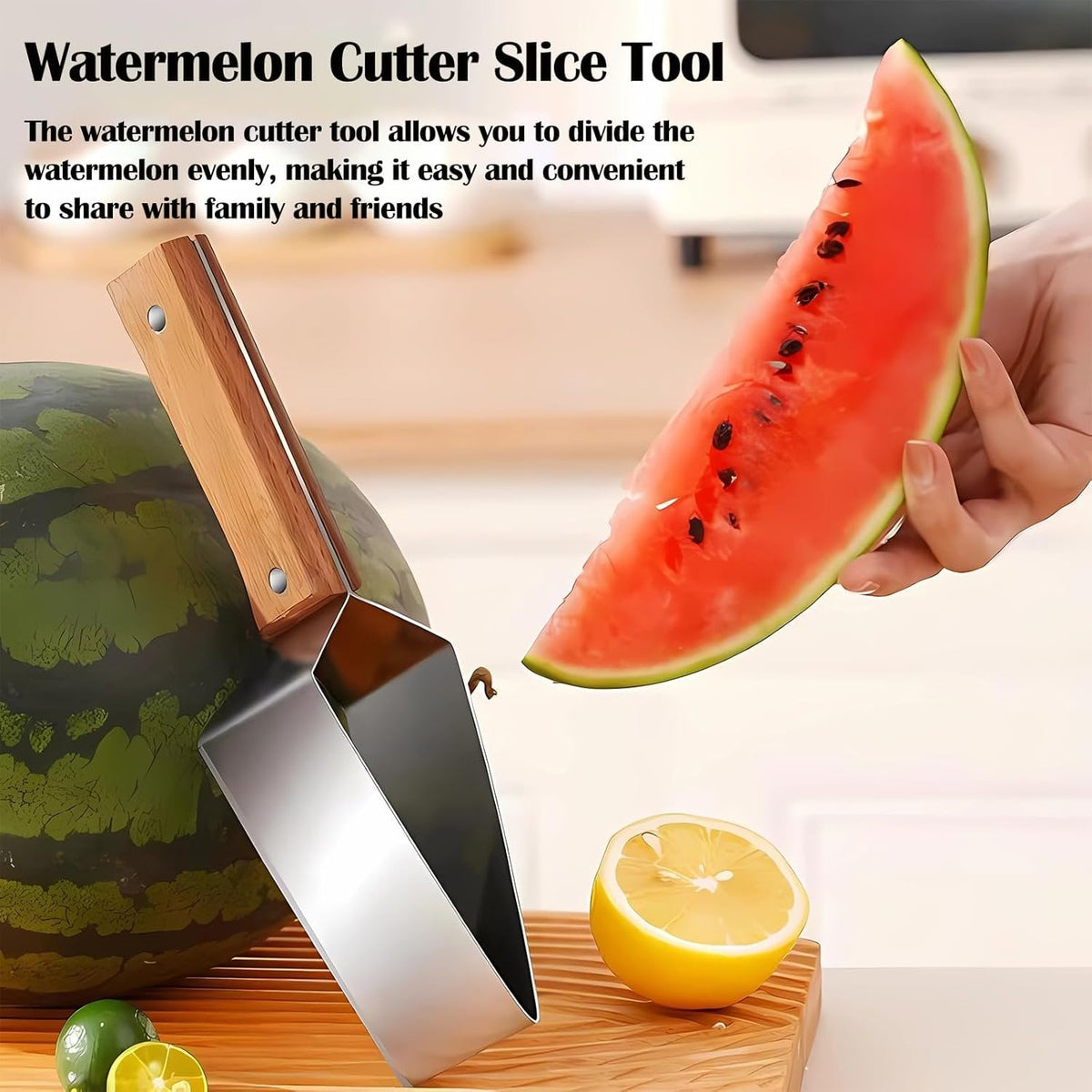 Slice Perfect Watermelon Wedges in Seconds The Easy Way to Cut, Serve & Enjoy Fresh Fruit