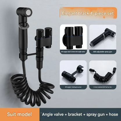 Last Day 50% OFF 1-In-2-Handheld Out Dual Control Valve Bidet Sprayer for Toilet