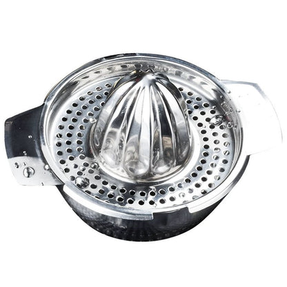 HOT SALE 50%OFF Stainless Steel Manual Citrus Juicer – Multi-Fruit Press for Orange, Lemon & Grapefruit