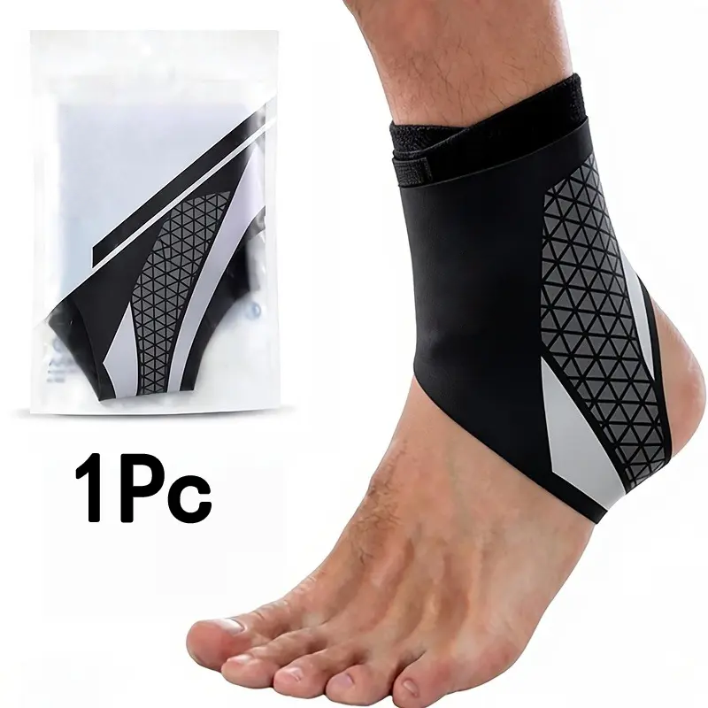 Adjustable Compression Ankle Support Brace, Honeycomb Breathable Ankle Stabilizer