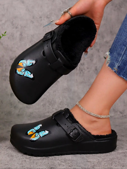 Women's Butterfly Print EVA Slippers – Lightweight, Breathable