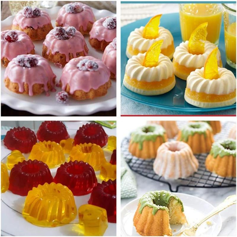 24pcs 2.75in Food-Grade Flexible Silicone Baking Cups - Nonstick Pumpkin Cake Molds