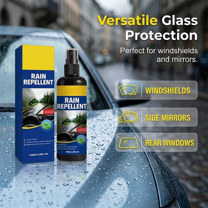Hot Sale 50% OFF | Crystal Clear Windshield Rain Repellent Spray | Keep Your View Clear in Wet Weather