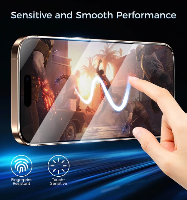 100K+ SOLD! 2025 New Upgraded Screen Protector For iPhone-Automatic Dust Free Eco-Friendly Protection