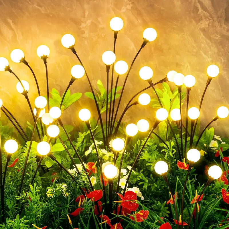 Solar Firefly Garden Lights, 2 Pack