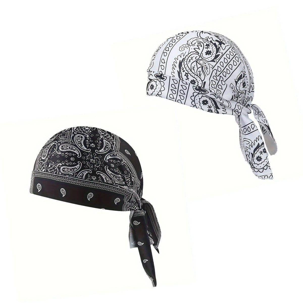 Printed Cooling Head Scarf Cap – Pirate Style