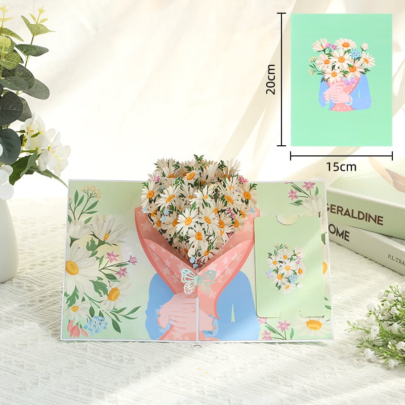 FOREVER-BLOOMING 3D VALENTINE'S POP-UP CARD