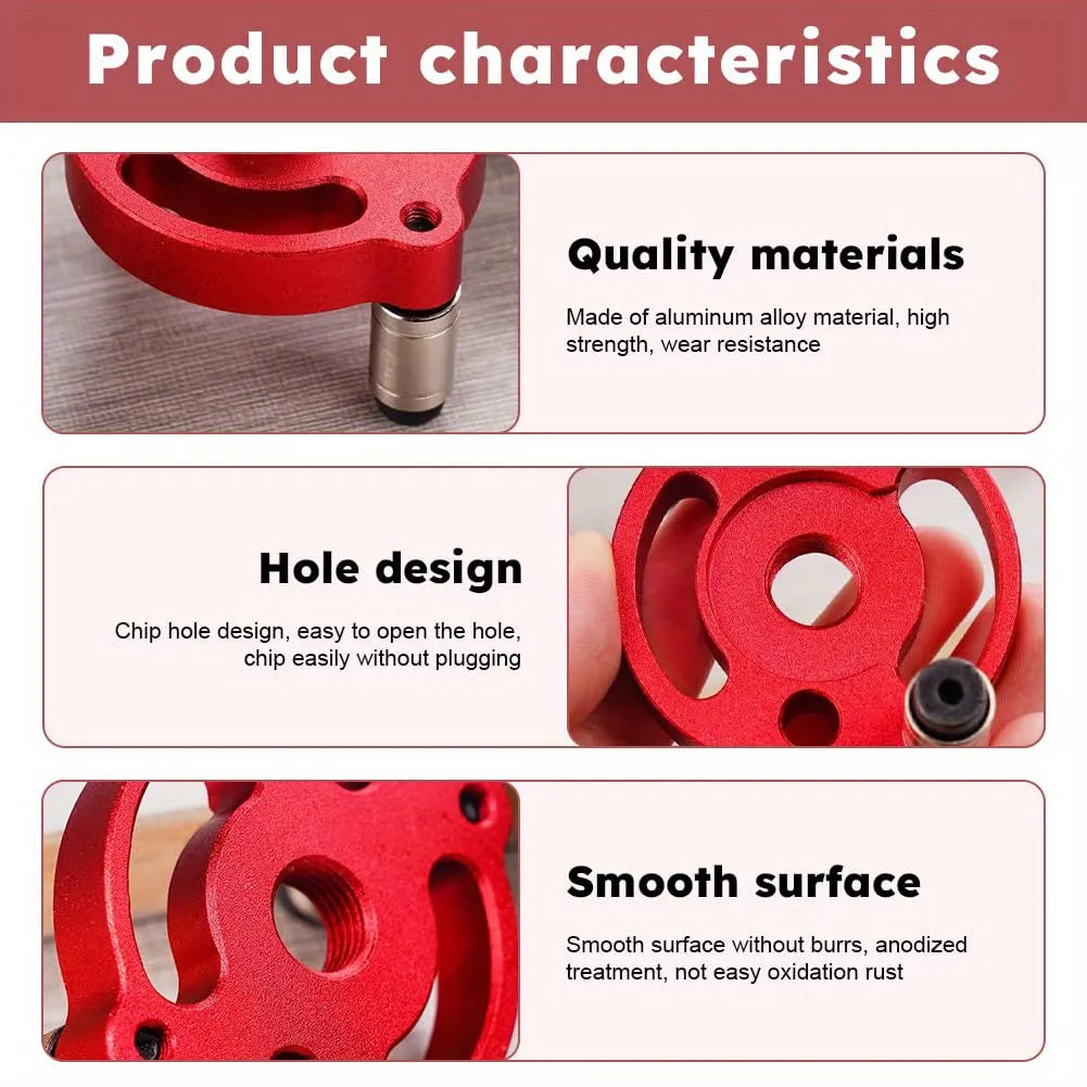 46% OFFSelf-Centering Doweling Jig – Precision Drill Guide for Flawless Woodworking Joints