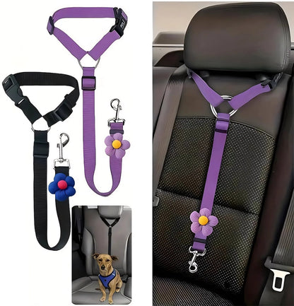 LIMITED TIME OFFER: BUY 1 GET 1 FREE! 2-Pack Dog Travel Safety Belts — Keep Your Pup Safe on Every Ride