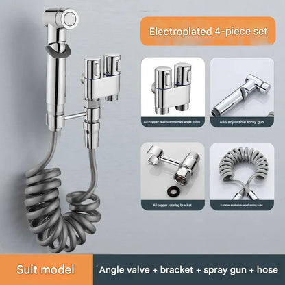 Last Day 50% OFF 1-In-2-Handheld Out Dual Control Valve Bidet Sprayer for Toilet