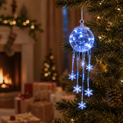 Winter Magic Snowflake – LED Hanging Christmas Ornament