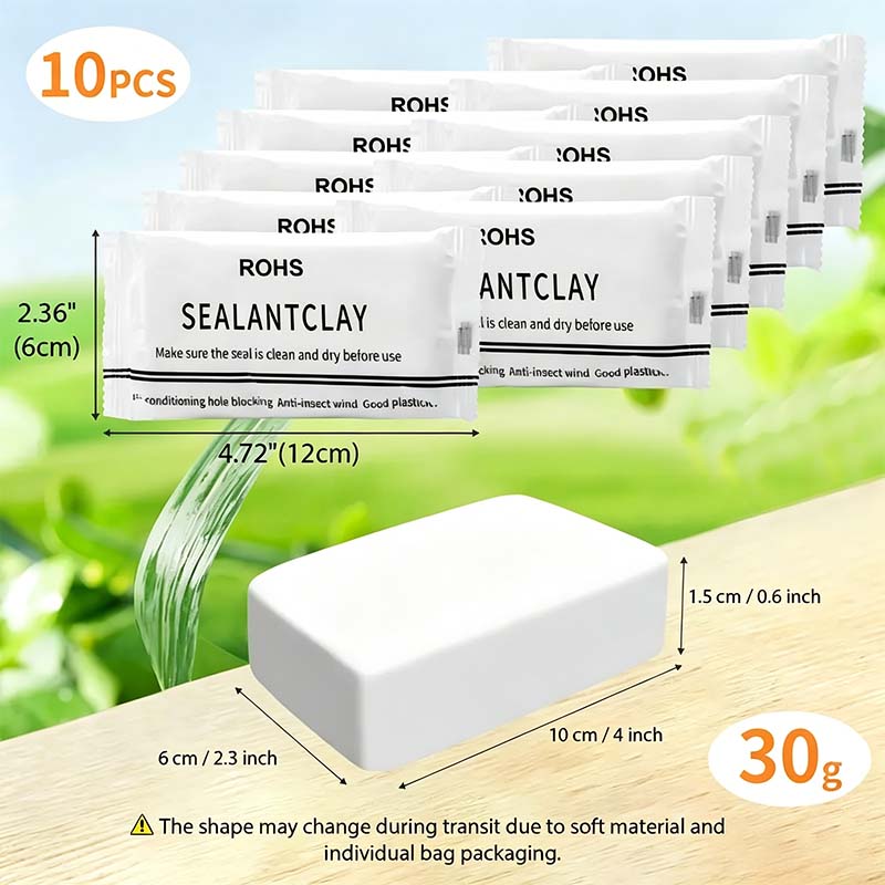 10Pcs Professional Sealant Clay - Anti-Insect Wall Hole Filler Mud