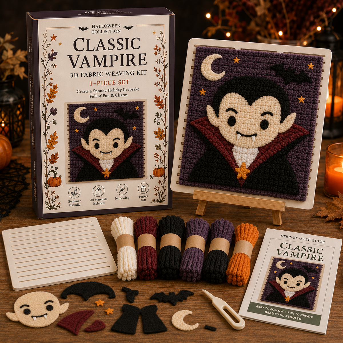 Halloween Fabric Weaving Kit