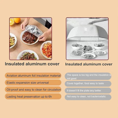 Reusable Aluminum Foil Food Cover (40pcs)