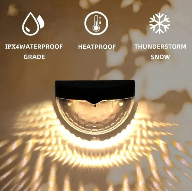 Solar Step Lights – Waterproof Garden Glow in Warm, White & Color Modes