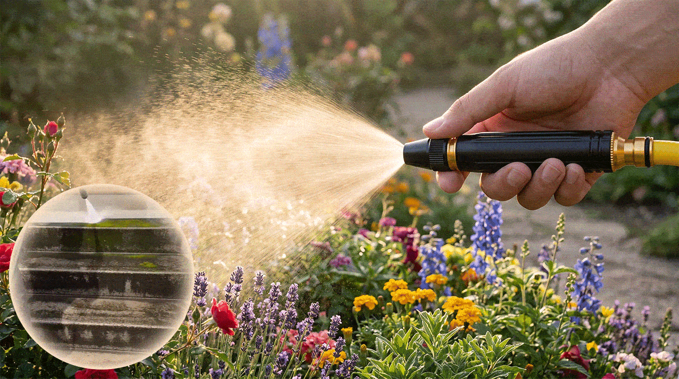 Heavy-Duty Adjustable Hose Nozzle – Powerful Spray & Precision Control