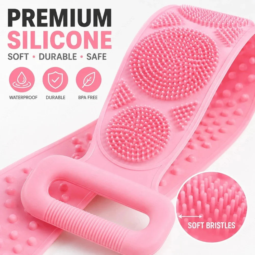 Silicone Back Scrubber Brush