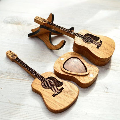 LAST DAY 55%OFFWooden Acoustic Guitar Pick Box