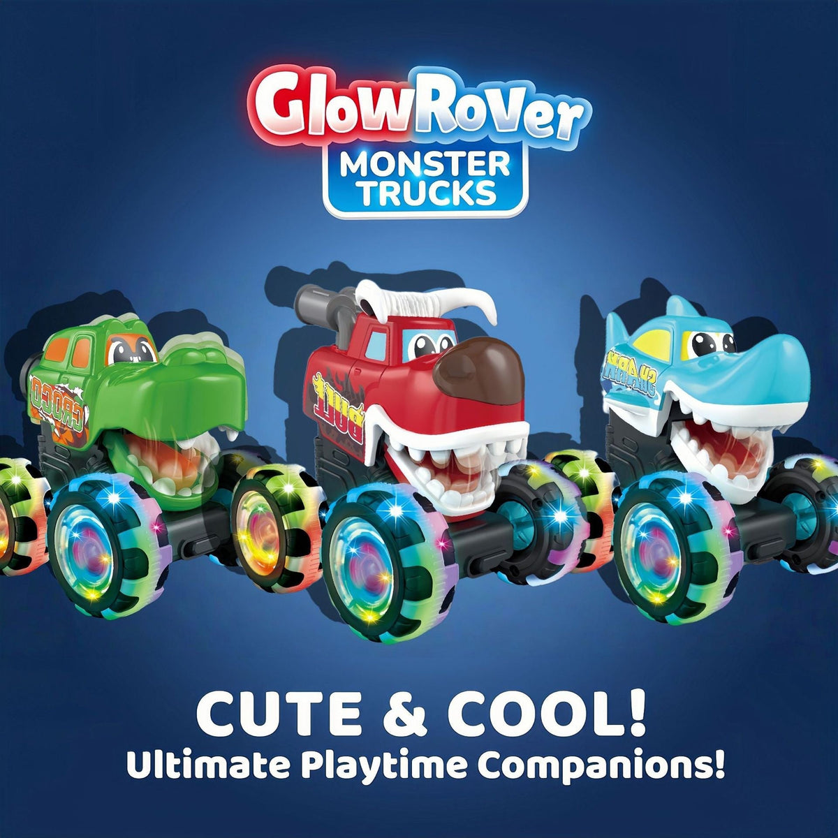 Hot Selling Light-Up Monster Truck – Press & Go Stunt Car for Kids