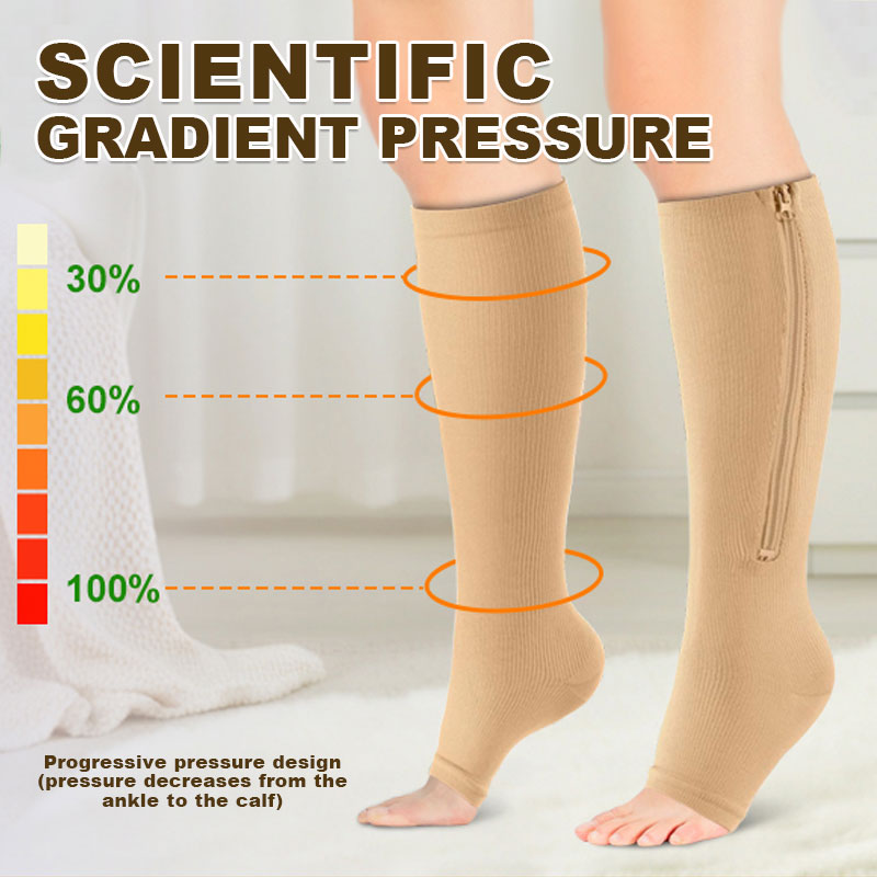 Sports Zipper Socks – Comfort, Support & Easy On/Off