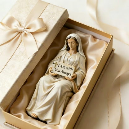 Handcrafted Jesus Figurine – Peaceful Faith-Inspired Desk Decor