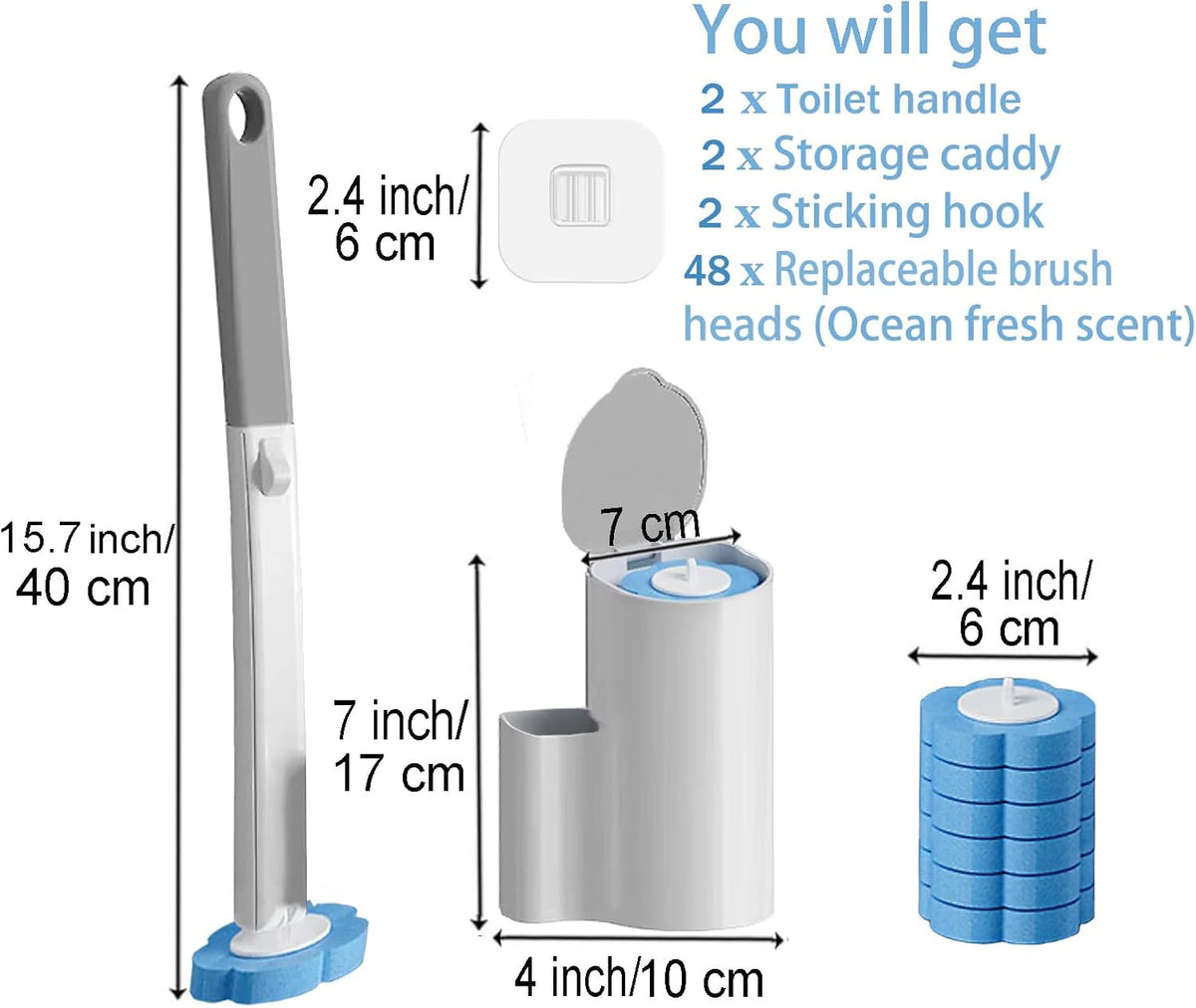 Disposable Toilet Brush Refills